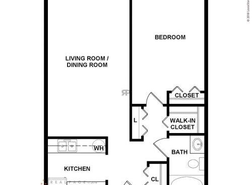 1 Bedroom 1BE: Beds - 1: Baths - 1: SqFt Range - 600 to 600