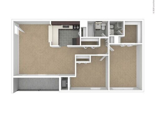 Verona at District Heights - Venice - 2 bed - 2 bath - 935 sf