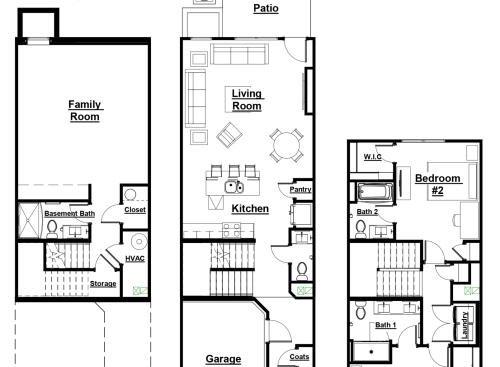 B2: Beds - 2: Baths - 3.5: SqFt Range - 2031 to