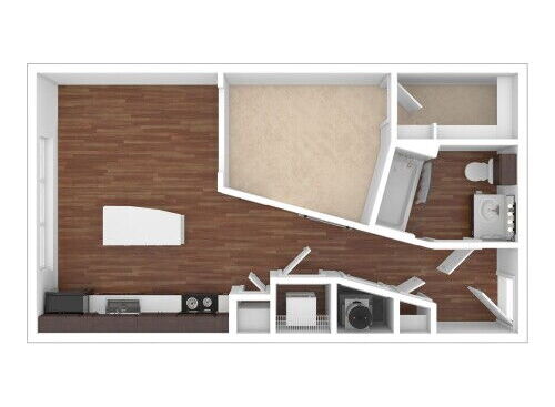 The Studio at Thinkeast - Studio - Studio bed - 1 bath - 583 sf