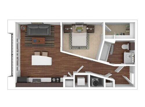 The Studio at Thinkeast - Studio - Studio bed - 1 bath - 583 sf