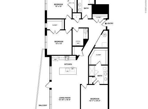 Bridge Park - Weston - 3 bed - 2 bath - 1733 sf