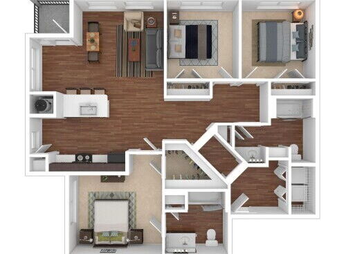 The Studio at Thinkeast - C160 - 3 bed - 2 bath - 1265 sf