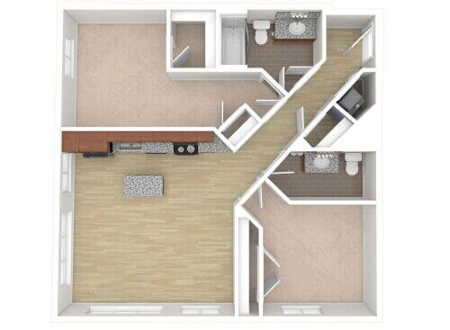 Ashton - 2 Beds, 1.5 Baths