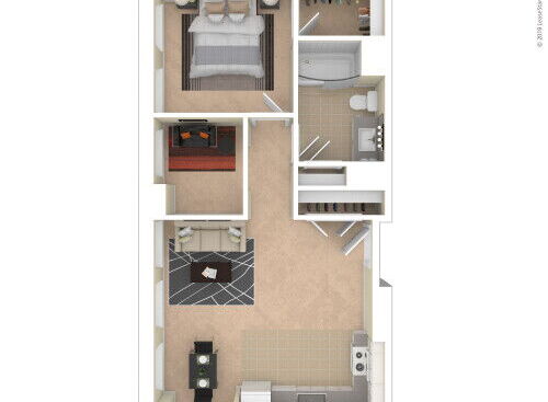 Landmark at Sibley Square - One Bedroom/One Bathroom - 1 bed - 1 bath - 630 sf