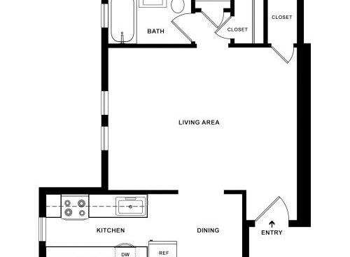 Brightwood Communities - Studio - Studio bed - 1 bath - 400 sf