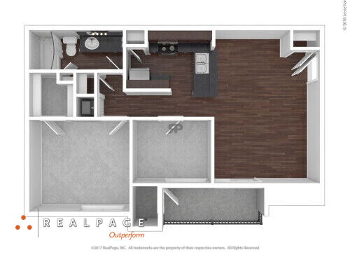 The St. Thomas | Den: Beds - 1: Baths - 1: SqFt Range - 726 to 726