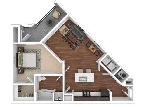 The Studio at Thinkeast - A360 - 1 bed - 1 bath - 753 sf