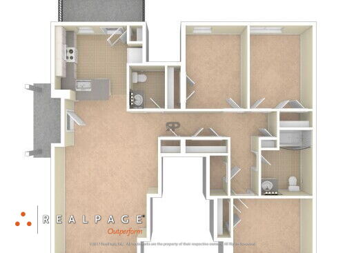 Brittin Village - 3BR - 3 bed - 1.5 bath - 1364 sf