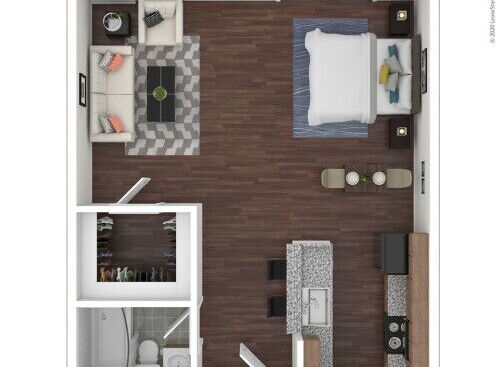 Milan: Beds - Studio: Baths - 1: SqFt Range - 589 to 589