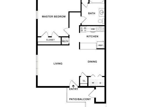 Mountain Ridge - 1BR/1BA - 1 bed - 1 bath - 744 sf