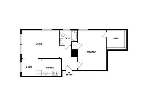 Brightwood Communities - 1 Bedroom - 1 bed - 1 bath - 600 sf