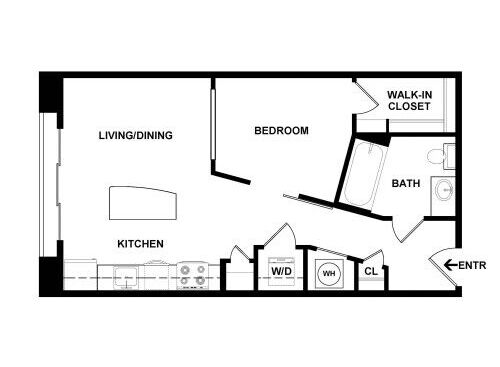 The Studio at Thinkeast - Studio - Studio bed - 1 bath - 583 sf