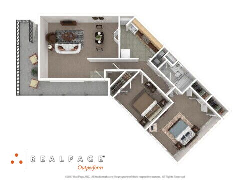 Verona at Silver Hill - Pisa - 2 bed - 1 bath - 948 sf