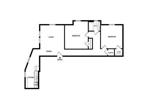 Brightwood Communities - 2 Bedroom - 2 bed - 2 bath - 669 sf