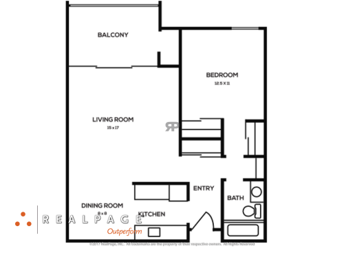 The Southern: Beds - 1: Baths - 1: SqFt Range - 742 to 742