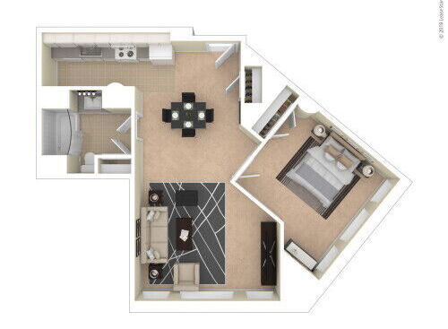 Landmark at Sibley Square - One Bedroom/One Bathroom - 1 bed - 1 bath - 630 sf