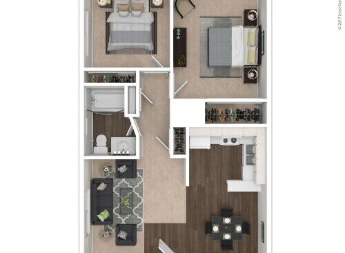 Vibe  - Mesquite - 2 bed - 1 bath - 750 sf