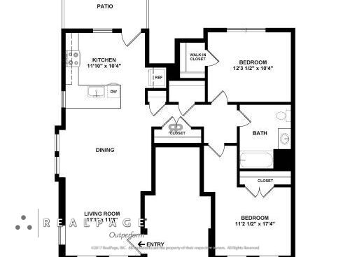 Brittin Village - 1BR - 1 bed - 1 bath - 654 sf