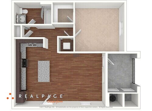 Hollister Village - Plan A4 - 1 bed - 1 bath - 668 sf