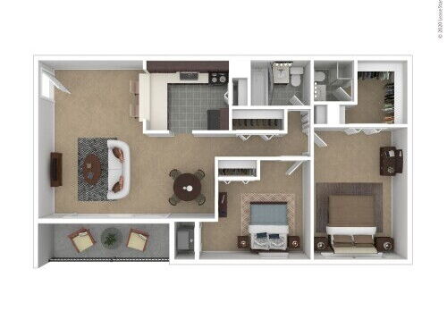 Verona at District Heights - Venice - 2 bed - 2 bath - 935 sf