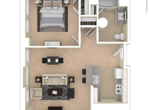 Landmark at Sibley Square - One Bedroom/One Bathroom - 1 bed - 1 bath - 630 sf