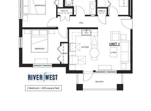 1 Bedroom Garden: Beds - 2: Baths - 1: SqFt Range - 900 to 900