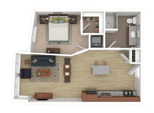 Clarendon - 1 Bed, 1 Bath