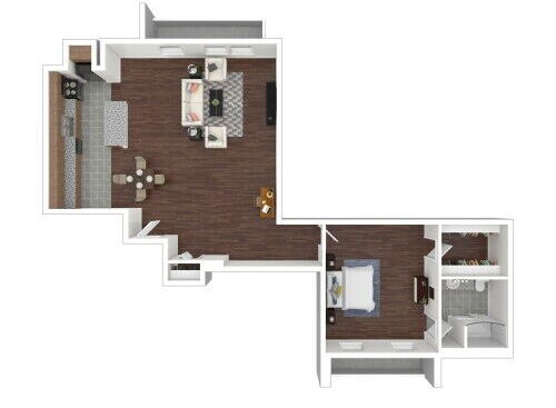 Brightwood Communities - 1 Bedroom - 1 bed - 1 bath - 600 sf