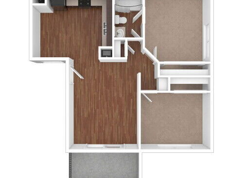 2 Bedroom: Beds - 2: Baths - 1: SqFt Range - 750 to 750