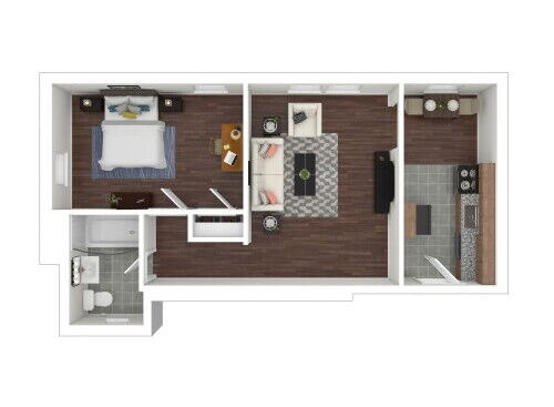 Brightwood Communities - 1 Bedroom - 1 bed - 1 bath - 600 sf