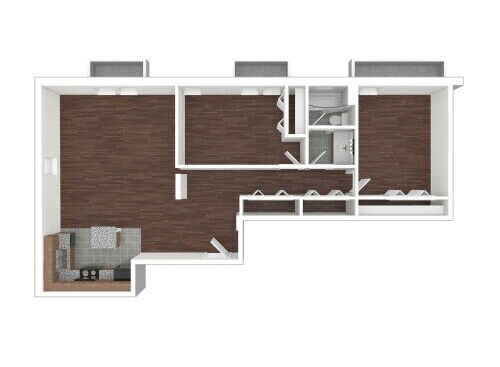 Brightwood Communities - 2 Bedroom - 2 bed - 2 bath - 669 sf