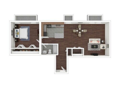 Brightwood Communities - 1 Bedroom - 1 bed - 1 bath - 600 sf