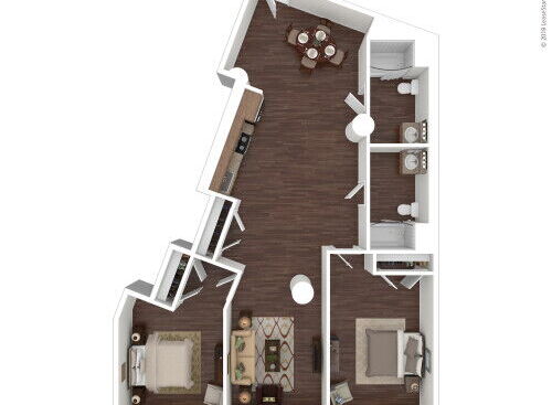 Liberty Lofts - WinnStone 2 Bed / 2 Bath - 2 bed - 2 bath - 1461 sf