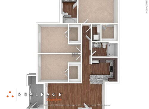 Hollister Village - Plan C1 - 3 bed - 2 bath - 1282 sf