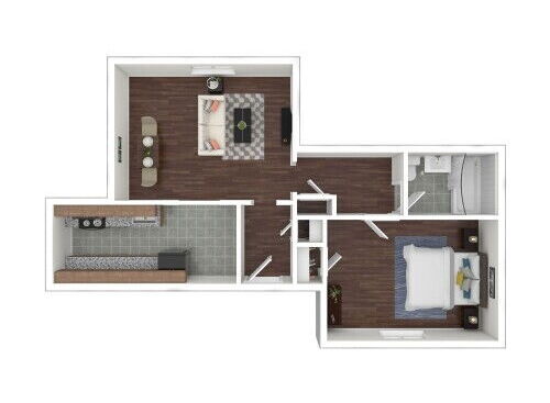 Brightwood Communities - 1 Bedroom - 1 bed - 1 bath - 600 sf