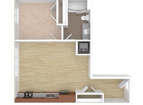 Fairfax - 1 Bed, 1 Bath