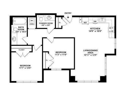 Woodlawn - 2 Beds, 1.5 Baths