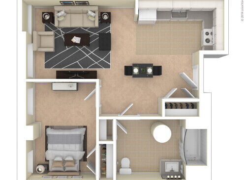 Landmark at Sibley Square - One Bedroom/One Bathroom - 1 bed - 1 bath - 630 sf