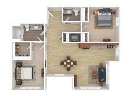 Virginia - 2 Beds, 1.5 Baths