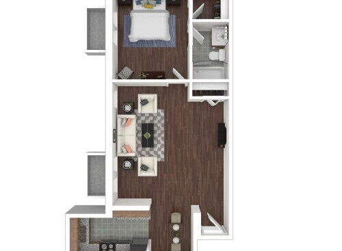 Brightwood Communities - 1 Bedroom - 1 bed - 1 bath - 600 sf