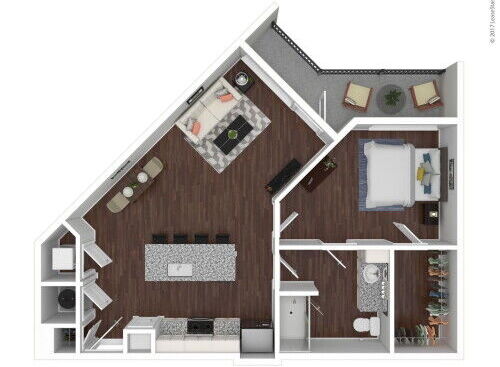 A4 | Brookhaven: Beds - 1: Baths - 1: SqFt Range - 781 to