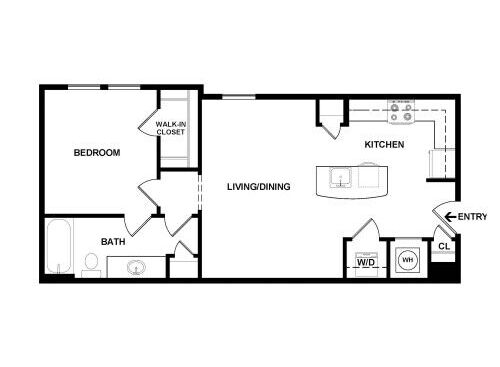 The Studio at Thinkeast - A260 - 1 bed - 1 bath - 670 sf
