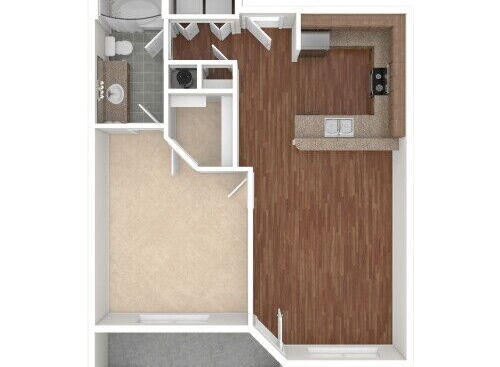 The Landing At Briarcliff Apartments - A1 - 1 bed - 1 bath - 749 sf