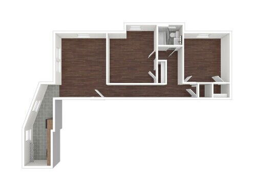 Brightwood Communities - 2 Bedroom - 2 bed - 2 bath - 669 sf