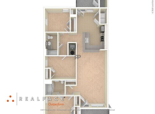 Rockview II - 3 Bedroom - 3 bed - 1 bath - 1285 sf