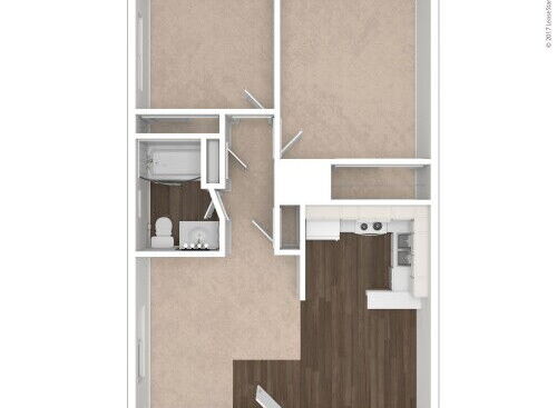 Vibe  - Mesquite - 2 bed - 1 bath - 750 sf