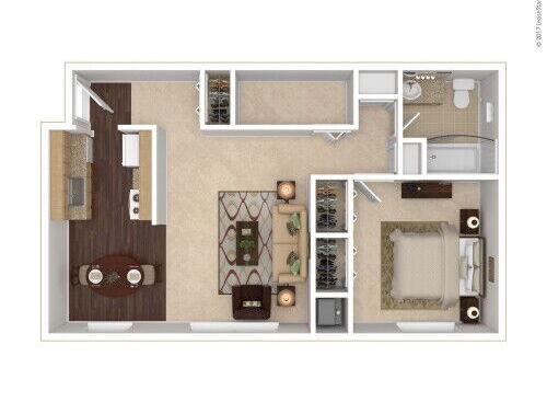 Woodridge Apartments - 1 Bed / 1 Bath Apt. - 1 bed - 1 bath - 810 sf
