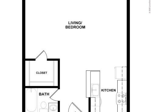 Milan: Beds - Studio: Baths - 1: SqFt Range - 589 to 589