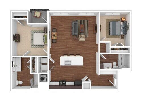 The Studio at Thinkeast - B360 - 2 bed - 2 bath - 1149 sf